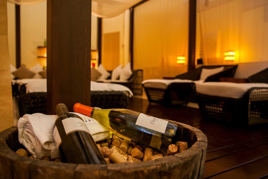 Spa de vinoterapia en Fiesta Americana Vacation Club en Cabo San Lucas