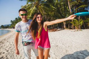 Amigos disfrutando del verano en México